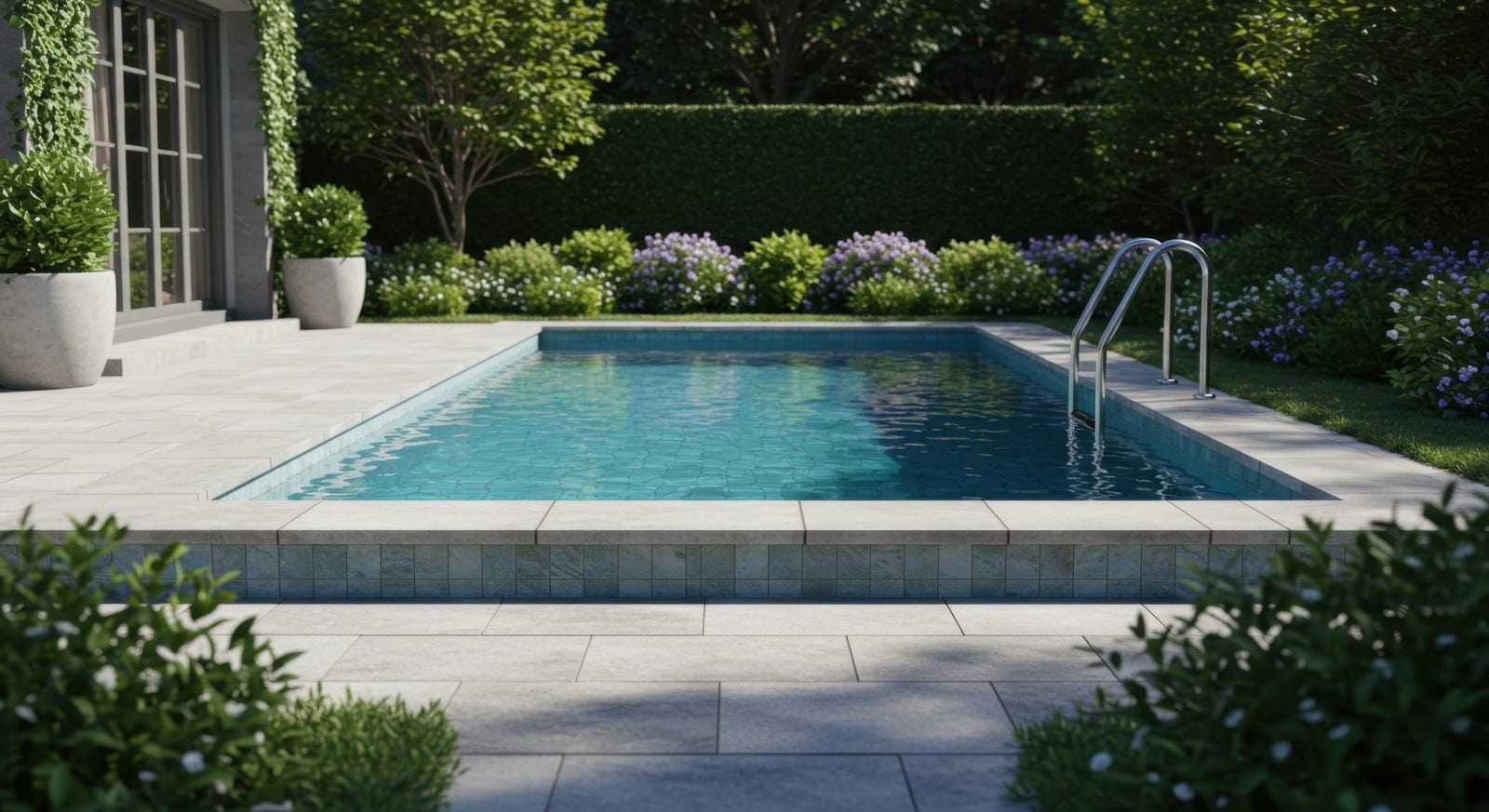 Completed residential pool project 3 by Sunmeadow Pools near Ottawa, ON